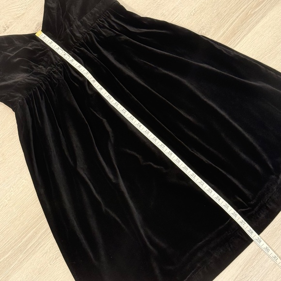 Lands End Canvas 1963 Black Velvet Holiday Dress Size 8 - Picture 11 of 16